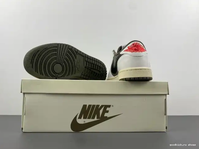 TRAVIS 1 OLIVE OG MEDIUM JORDAN DM7866-200 LOW SCOTT AIR X 0507